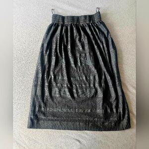 Adiva Skirt - black with lace - Size L